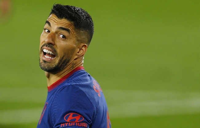 马德里竞技前锋苏亚雷斯受伤将休战